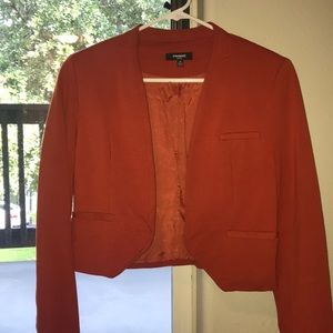 Orange blazer